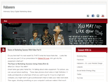 Tablet Screenshot of blog.habanero.com